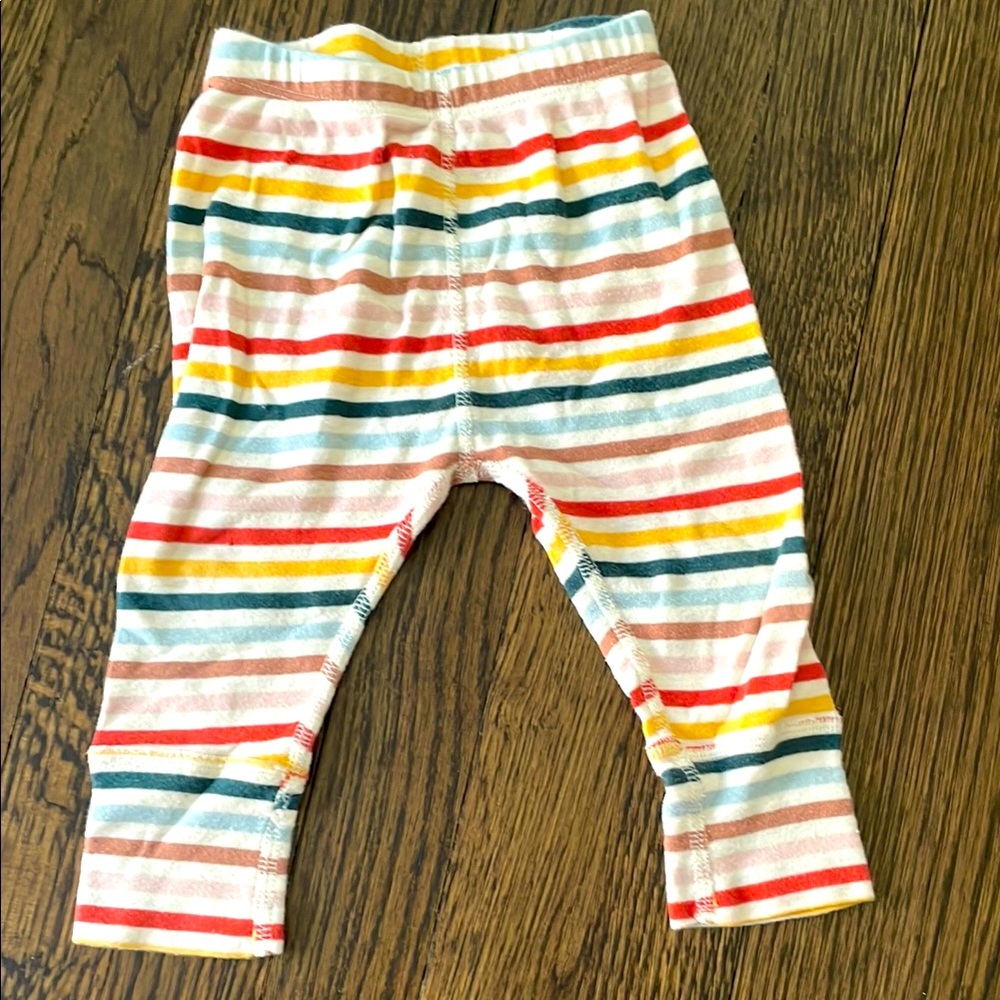 Rainbow Striped Baby Leggings